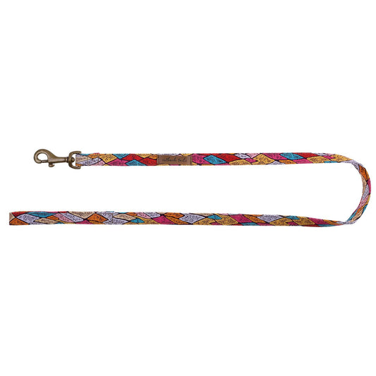 Vegan Canvas Dog Lead - Sand Dunes