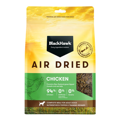 Black Hawk – Adult Dog – Air Dried Chicken