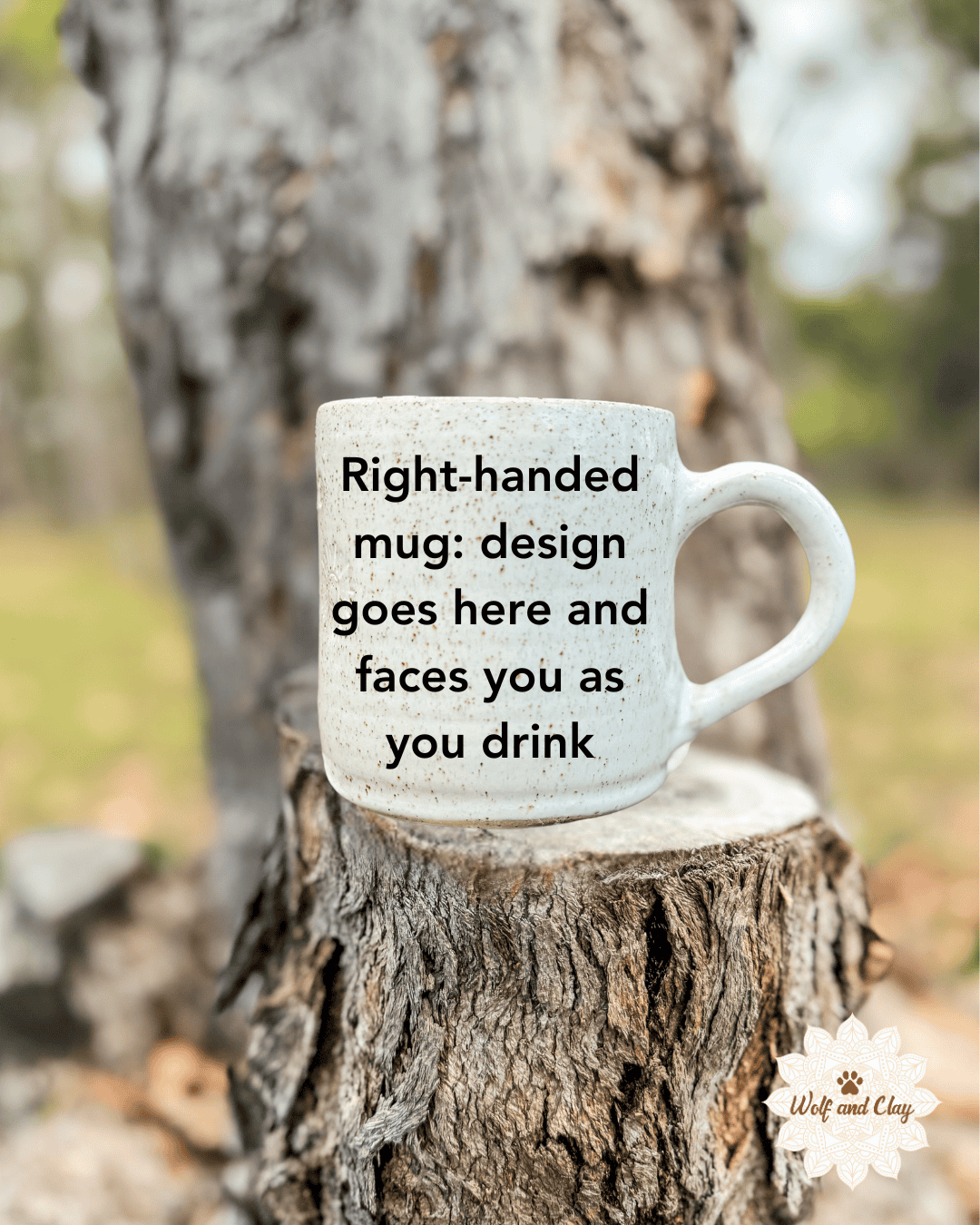 Paw Print Ceramic Mug