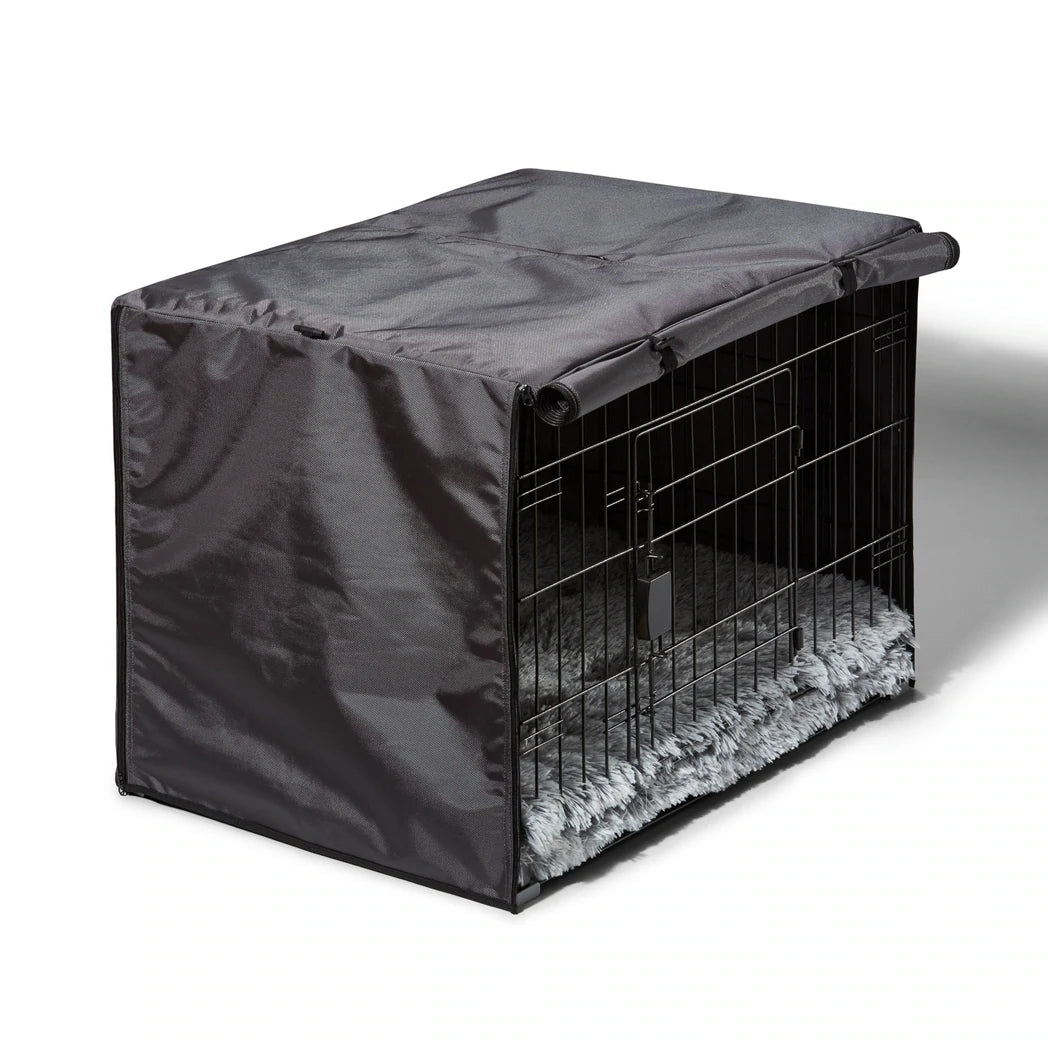 Snooza – Dog – 2 in 1 – Convertible Crate Cover – Grey