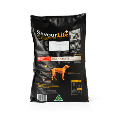 SavourLife Essentials Adult Dog Food – Australian Beef