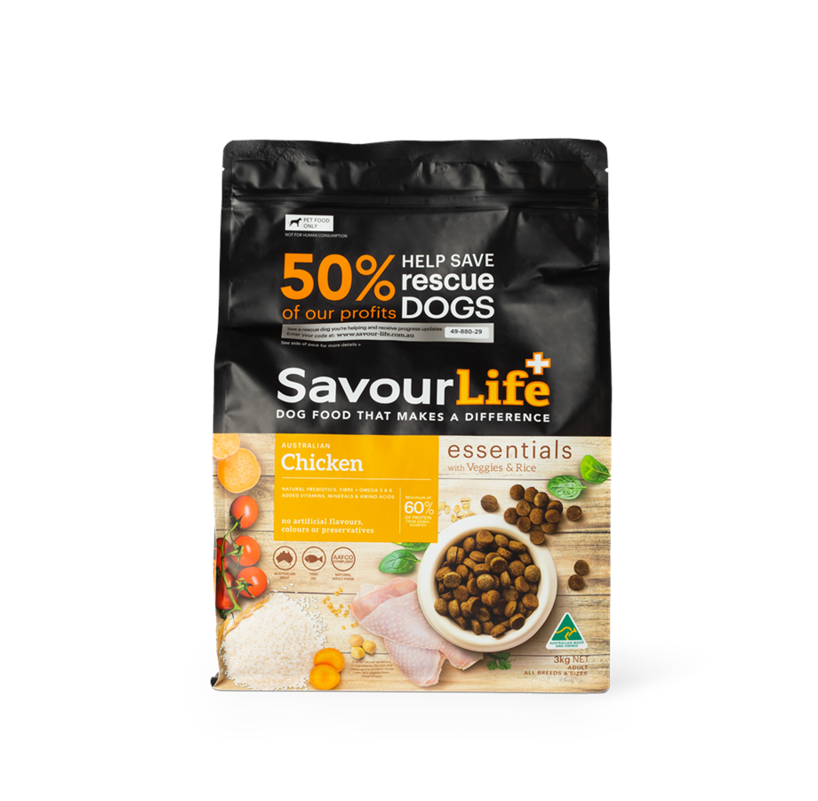 SavourLife Essentials Adult Dog Food – Australian Chicken