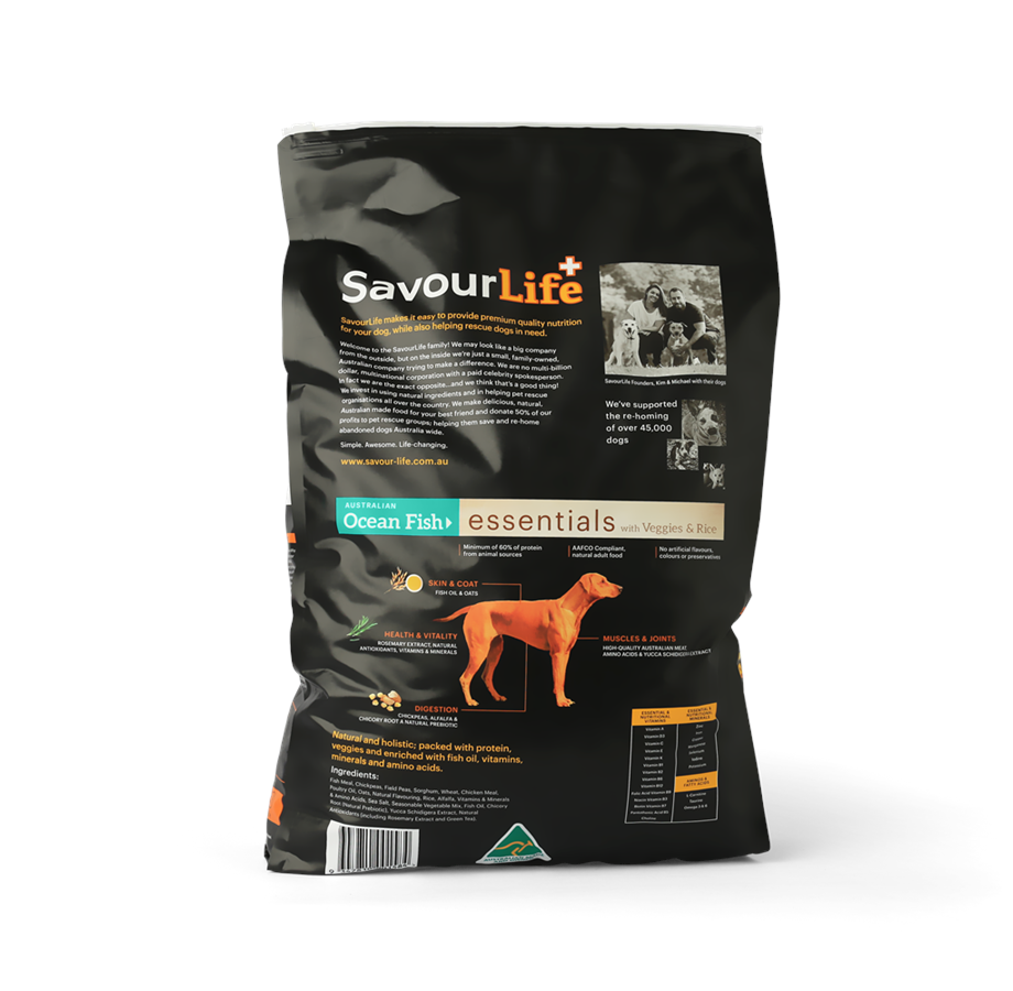 SavourLife Essentials Adult Dog Food – Australian Ocean Fish