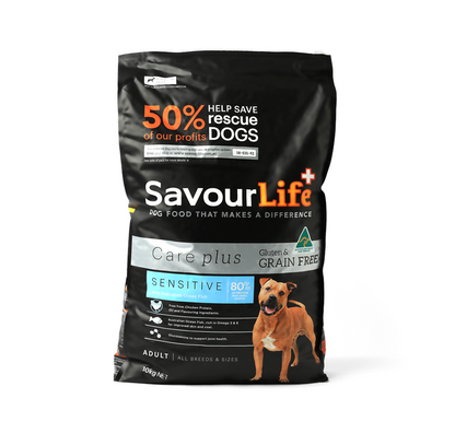SavourLife Adult Dog Food GRAIN FREE Care Plus – Sensitive with Australian Ocean Fish