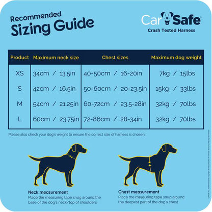 CarSafe – Crash Tested Harness – Blue