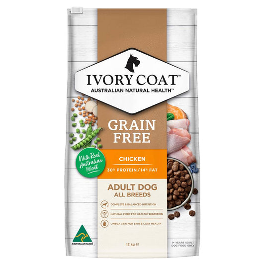 Ivory Coat – Adult Dog – GRAIN FREE – Chicken