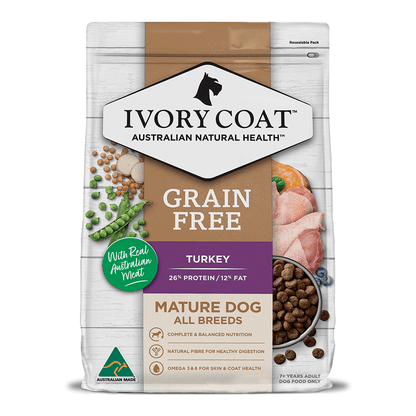 Ivory Coat – Mature Dog – GRAIN FREE – Turkey