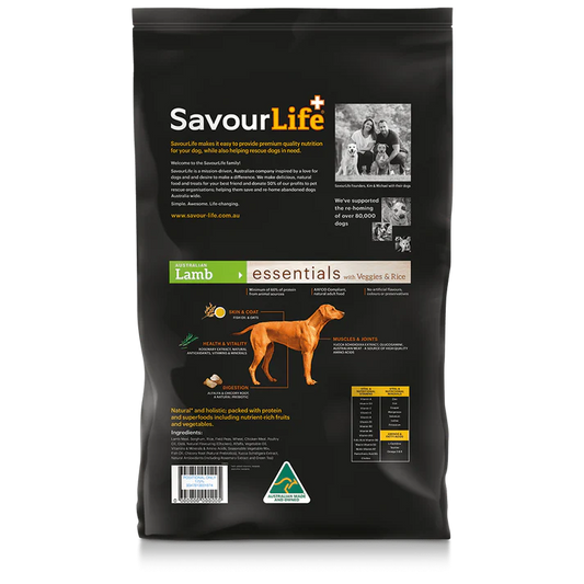 SavourLife – Adult Dog – Essentials – Australian Lamb