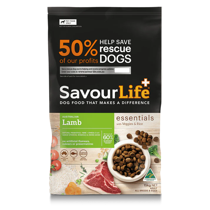 SavourLife – Adult Dog – Essentials – Australian Lamb