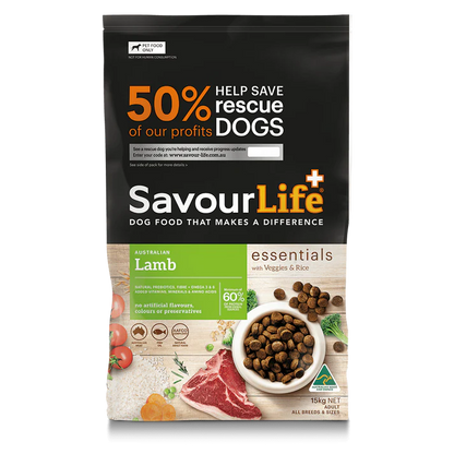 SavourLife – Adult Dog – Essentials – Australian Lamb