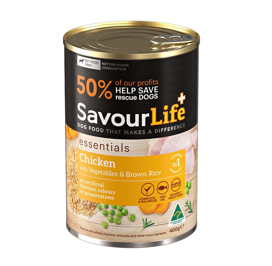 SavourLife – Wet Food Tins – Adult Dog – Essentials