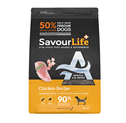 SavourLife – Adult Dog – Air Dried Chicken Recipe 1kg